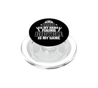 Papa est Mon Jeu La Fixation du nom Le vélo est Mon Jeu PopSockets PopGrip pour MagSafe