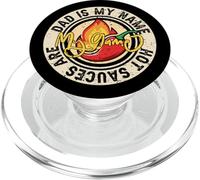 Papa est Mon nom Les sauces piquantes sont Mon Jeu pour la PopSockets PopGrip pour MagSafe