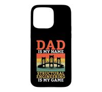 Papa est Mon nom L'ingénierie des Structures est Mon ingénieur de Jeu Coque pour iPhone 15 Pro Max