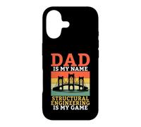 Papa est Mon nom L'ingénierie des Structures est Mon ingénieur de Jeu Coque pour iPhone 17