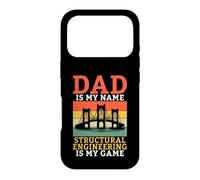 Papa est Mon nom L'ingénierie des Structures est Mon ingénieur de Jeu Coque pour iPhone 17 Pro