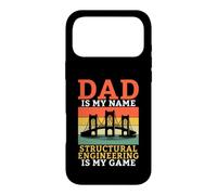 Papa est Mon nom L'ingénierie des Structures est Mon ingénieur de Jeu Coque pour iPhone 17 Pro Max