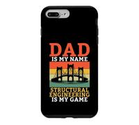 Papa est Mon nom L'ingénierie des Structures est Mon ingénieur de Jeu Coque pour iPhone 7 Plus/8 Plus