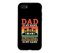 Papa est Mon nom L'ingénierie des Structures est Mon ingénieur de Jeu Coque pour iPhone SE (2020) / 7/8