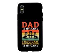 Papa est Mon nom L'ingénierie des Structures est Mon ingénieur de Jeu Coque pour iPhone X/XS