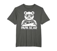 Papa est un papa ours avec des lunettes de soleil pour la fête des pères T-Shirt