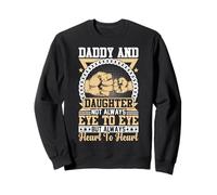 Papa et Fille ne sont Pas Toujours d'accord mais Toujours de cœur Sweatshirt