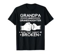 Papa ET Petite-Fille Bond Can't BE BREAKED Fist Bump Meme T-Shirt