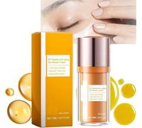 Papa Feel Crème contour des yeux, crème réparatrice anti-âge aux peptides 5D, crème contour des yeux raffermissante instantanée, sérum pour les yeux avec peptides et niacinamide, lisse les ridules,