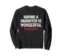 Papa, Fille, père, Hommes, ayant Une Fille est Merveilleuse Sweatshirt