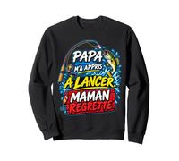 Papa Fils Pêche Humour Cadeau Garçon Enfant Pêcheur Sweatshirt
