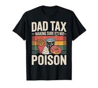 Papa Fiscal Rétro Drôle Poison Check Fête des Pères T-Shirt
