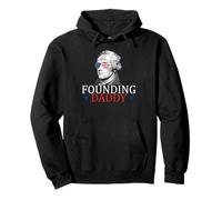 Papa fondateur Alexander Hamilton 4 Juillet Sweat à Capuche