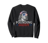 Papa fondateur Ben Franklin 4 Juillet Sweatshirt