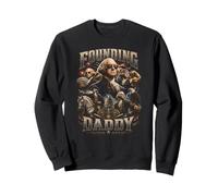 Papa fondateur George Washington 4 Juillet Sweatshirt