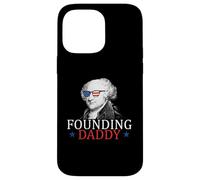 Papa fondateur John Adams 4 Juillet Coque pour iPhone 14 Pro Max