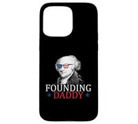 Papa fondateur John Adams 4 Juillet Coque pour iPhone 15 Pro Max