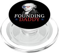Papa fondateur John Adams 4 Juillet PopSockets PopGrip pour MagSafe