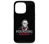 Papa fondateur Patrick Henry 4 Juillet Coque pour iPhone 13 Pro