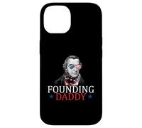 Papa fondateur Patrick Henry 4 Juillet Coque pour iPhone 14
