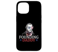 Papa fondateur Patrick Henry 4 Juillet Coque pour iPhone 15