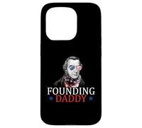 Papa fondateur Patrick Henry 4 Juillet Coque pour iPhone 15 Pro