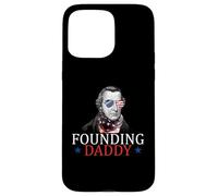 Papa fondateur Patrick Henry 4 Juillet Coque pour iPhone 15 Pro Max