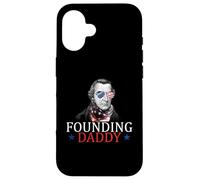Papa fondateur Patrick Henry 4 Juillet Coque pour iPhone 16