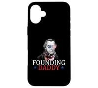 Papa fondateur Patrick Henry 4 Juillet Coque pour iPhone 16 Plus