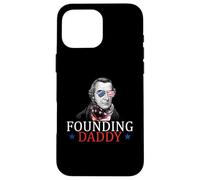 Papa fondateur Patrick Henry 4 Juillet Coque pour iPhone 16 Pro Max