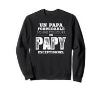 Papa Formidable Un Papy Exceptionnel, Meilleur Grand-père Sweatshirt