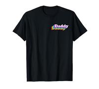 Papa gay, papa ours, rétro, LGBT, arc-en-ciel, fierté LGBTQ T-Shirt