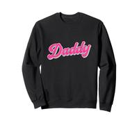 Papa - Gay Pride Pink Scénario Typographie Sweatshirt