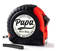 Papa Gifts - Cadeaux d'anniversaire pour papa de la part de fils, petits-enfants, petite-fille, petit-fils - Meilleur cadeau pour papa - Mètre ruban à mesurer pour le travail du bois
