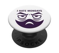 Papa Grincheux Lundi Matin en fronçant Les Sourcils PopSockets PopGrip Adhésif
