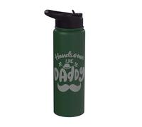 Papa, hommes, papa to be and Daddy Stainless Steel Insulated Water Bottle