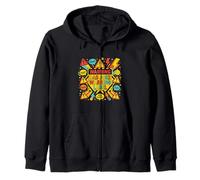 Papa Humour Avertissement Drôle Père Comédie Style Rétro Sweat à Capuche