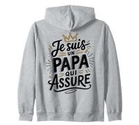 Papa Humour Drôle Homme Fête des Pères Motif Papa qui Assure Sweat à Capuche