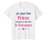 Papa Humour petite fille Un jour mon prince viendra T-Shirt