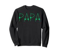 Papa Irish Father St Patrick Day Grandpa Dad Green Men Bruh Sweatshirt