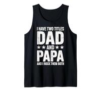 Papa, J'Ai Deux titres, Papa et Moi, Je Les Aime Tous Les Deux Débardeur
