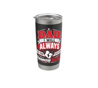 Papa, je serai toujours ton fardeau financier Gobelet isotherme en acier inoxydable double paroi