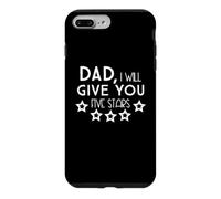 Papa, Je Te donnerai Cinq étoiles, fête des pères Amusante Coque pour iPhone 7 Plus/8 Plus