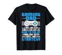 Papa Joueur auquel Je ne Fais Pas Que Jouer, j'apprends à Mon Fils à résoudre des problèmes T-Shirt