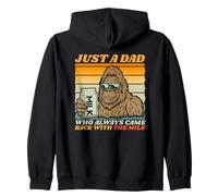 Papa Just A Dad Who Always Came Back with The Milk Bigfoot Sweat à Capuche