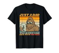Papa Just A Dad Who Always Came Back with The Milk Bigfoot T-Shirt