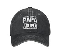 Papa Le De Abuelos Espagnol Imprimé Casual Casquette De Baseball Kpop Rock Trucker Chapeau D’été Chaud Hommes Adulte Mode Casquettes De Baseball Coton, pour Toutes Les Saisons