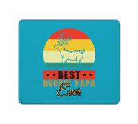 Papa, Le Meilleur Papa du Monde Mouse Pad Petit Tapis De Souris Bords Cousus Mousepad pour Jeu Bureau Travail 25X30Cm