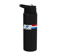 Papa, le vrai héros américain Stainless Steel Insulated Water Bottle