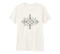 Papa Legba Veve Vodun Voudo Religion Africaine T-Shirt Haut de Gamme